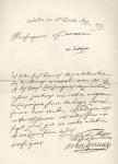 Letter from d'Artagnan to Louvois concerning a military matter, dated 1672, from 'Memoires de Charles de Batz-Castelmore Comte d'Artagnan', published 1928 (litho)