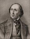 Hans Christian Anderson, 1805-1875. Danish author of fairy tales. From the book "The Masterpiece Library of Short Stories, Scandinavian and Dutch, Volume 19"