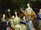 The Family of Louis XIV (1638-1715) 1670 (oil on canvas) (detail of 60094)