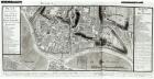 Atlas 131 fol.13 Map of Saintes, capital of Saintonge, from 'Recueil des Plans de Saintonge', 1711 (pen & ink and w/c on paper) (b/w photo)