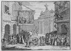 Masquerades and Operas, Burlington Gate, 1724 (engraving)