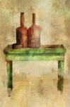 Table with bottles