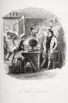 A visitor of distinction, illustration from 'Dombey and Son' by Charles Dickens (1812-70) first published 1848 (litho)