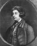 Portrait of Edmund Burke (1729-97) (engraving) (b/w photo)