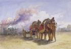 Elephant Battery, 1864 (w/c over graphite with bodycolour on paper)