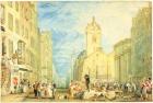 High Street, Edinburgh, c.1818 (w/c, pen, ink, graphite and scratching out on wove paper)