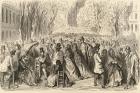 Las Ramblas, Barcelona, illustration from 'Spanish Pictures' by the Rev. Samuel Manning (engraving)