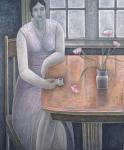 Woman with Small Cup, 2007 (oil on canvas)