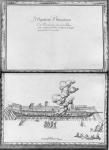 Caulking a galley, twentieth demonstration, plate 21, illustration from 'Demonstrations de toutes les pieces de bois, cloux et ferremens qui entrent dans la construction d'une galere...' (pencil & w/c on paper) (b/w photo)