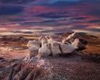 Sunset with Rocks, Petrified Forest National Park, Arizona