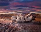 Sunset with Rocks, Petrified Forest National Park, Arizona