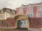 Entrance to Old Winchester House, 1839 (w/c on paper)