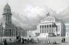 The Concert Hall, Berlin, 1833 (engraving)
