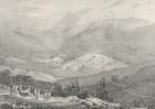 Ottacamund, View of the Great Dodabetta, Neelgherry Mountains, plate 4 from 'View of the Neilgherries, or Blue Mountains of Coimbetoor, Southern India' by Captain McCurdy, published 1830 (litho)