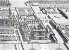 Badminton House on the County of Gloucester, engraved by Johannes Kip (engraving) (detail of 192764)
