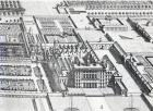 Badminton House on the County of Gloucester, engraved by Johannes Kip (engraving) (detail of 192764)