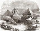 The Great Sphinx of Giza, Egypt in the 19th century. From The National Encyclopaedia, published c.1890.