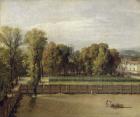 View of the Luxembourg Gardens in Paris, 1794 (oil on canvas)