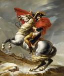 Napoleon Crossing the Grand Saint-Bernard Pass, 20 May 1800, 1802 (oil on canvas)