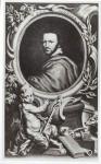 Ben Jonson (1573-1637) English playwright (engraving) (b&w photo)