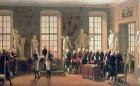 Gustav IV Adolf's visit to the Academy of Fine Arts in 1797