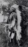 White Wolf, a Comanche Chief, c.1891-98 (b/w photo)