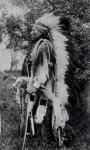 White Wolf, a Comanche Chief, c.1891-98 (b/w photo)