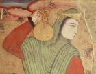 Man carrying wine from the Court of Shah Abbas I, 1585-1625 (fresco) (detail)