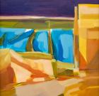 Hot hot beach II, 2001 (oil on board)
