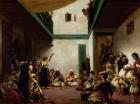 A Jewish wedding in Morocco, 1841 (oil on canvas)