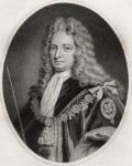 Robert Harley, engraved by Maddox, illustration from 'A catalogue of Royal and Noble Authors, Volume IV', published in 1806 (litho)