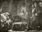 Archibald Campbell, 9th Earl of Argyll, asleep in prison the night before his execution, from 'The National and Domestic History of England' by William Hickman Smith Aubrey (1858-1916) published London, c.1890 (litho)