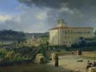 View of the Villa Medici, Rome, 1813 (oil on canvas)