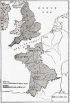 Map showing the French dominions of Henry II. Illustrated Easy Stories from English History.