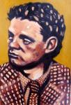 Dylan Thomas (oil on board)