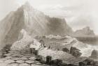 The Giant's Causeway, County Antrim, Ireland, from 'Scenery and Antiquities of Ireland' by George Virtue, 1860s (engraving)