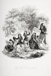 The five sisters of York, illustration from `Nicholas Nickleby' by Charles Dickens (1812-70) published 1839 (litho)