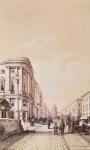 Nevsky Prospekt, St. Petersburg, illustration from 'Voyage pittoresque en Russie', 1843 (engraving)