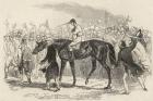 Sir Tatton Sykes leading in the winner of the St. Leger, from 'The Illustrated London News', 26th September 1846 (engraving)