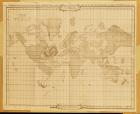 Map of the world, 'Atlantis in it's Decadence', published by the Theosophical Publishing Company (litho)