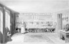 The Artist's Kitchen in Francis Street, 1846 (w/c on paper)