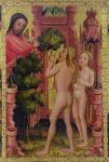 The Tree of Knowledge, detail from the Grabow Altarpiece, 1379-83 (tempera on panel)