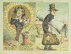 The Judge: a thing of beauty not a joy forever, caricature of Oscar Wilde, pub. in New York, 1883