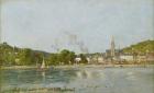 The Seine at Caudebec-en-Caux, 1889 (oil on canvas)