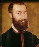 Portrait of a Man with a Beard or, Portrait of a Man with Brown Hair (oil on panel)