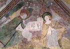 Angel Musicians, from the chapel in the north transept, Breton School (fresco)