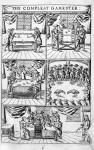 Frontispiece illustration to 'The Compleat Gamester' by Charles Cotton, c.1700 (engraving)