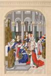 Coronation of Charles V, King of France, May 1364, from 'Les Arts au Moyen Age', published 1873 (colour litho)