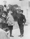 General Joffre and General Foch, 1914 (b/w photo)