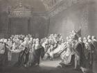 Death of Chatham, from 'Gallery of Historical Portraits', published c.1880 (litho)